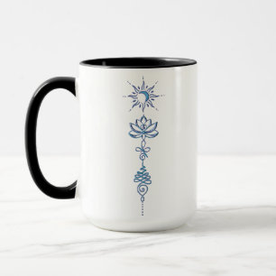 Türkise Unalome-Gruppe Tasse