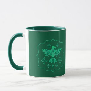 Türkiser Adler im Stammesstil Tasse