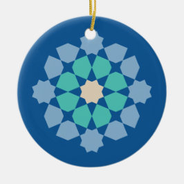 Türkiser Ruheanhänger Keramik Ornament