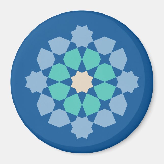 Türkiser Ruheanhänger Magnet (Vorne)