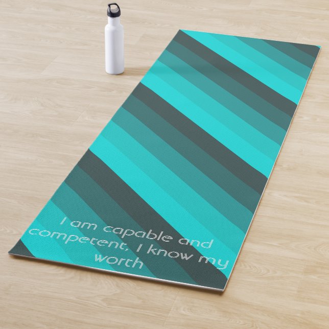 Türkisfarben Yogamatte (Beispiel)