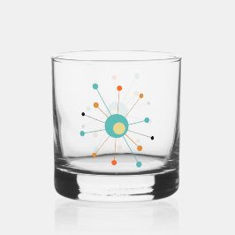 Türkisfarbene Atomzeitalter Sternexplosion Mitte J Whiskyglas
