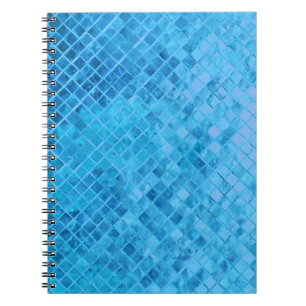 Türkisfarbene Diamant-Metallic-Design Notizblock
