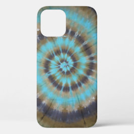Türkisfarbene Gefärbte Krawatte Swirl Case-Mate iPhone Hülle
