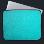 Türkisfarbene Lederhaut Laptopschutzhülle<br><div class="desc">Türkisfarbene Lederhaut</div>