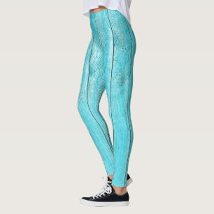 Türkisfarbene Leggings