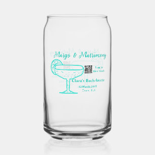 Türkisfarbene Margs und Matrimony-Junggesellinnena Dosenglas