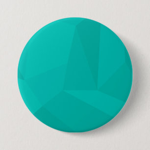 Türkisfarbene, moderne, coole, trendige geometrisc button