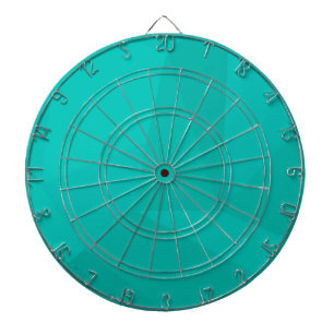 Türkisfarbene, moderne, coole, trendige geometrisc dartscheibe