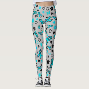 Türkisfarbene Multifunktionsleiste..POTS Leggings
