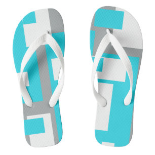 Türkisfarbene Ruhe Funky Flip Flops