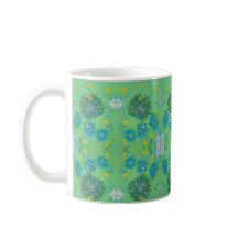 Türkisfarbene Twinkles Kaffee Tasse