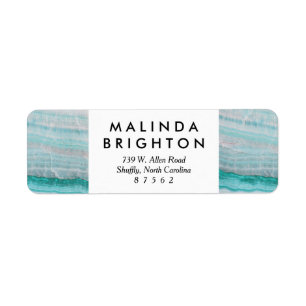 Türkisfarbener Granitstein Gesteinsschichten Wave