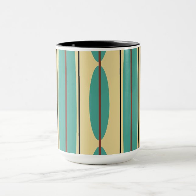 Türkisfarbener Kaffee Tasse Cup (Zentrum)