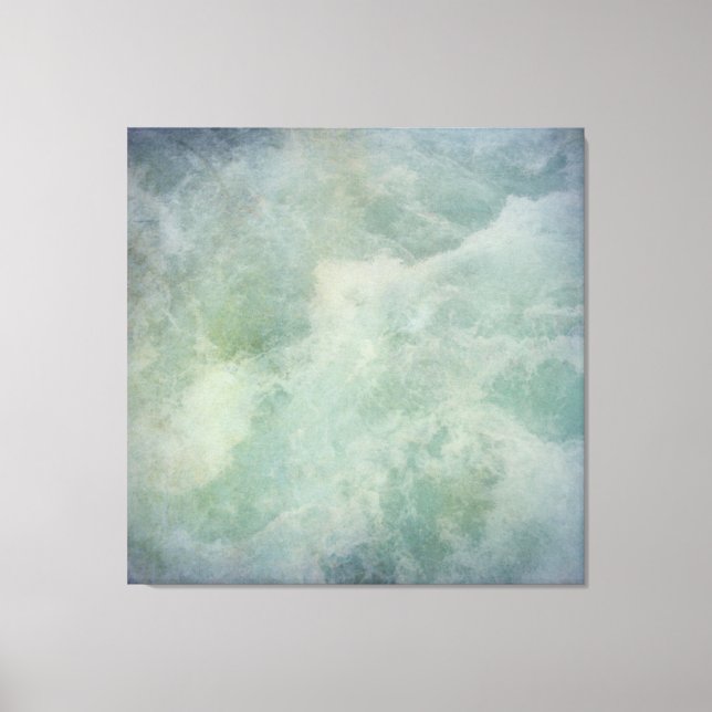 Türkisfarbener Strand Ozean Leinwanddruck (Vorderseite)