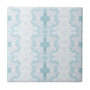Türkisfarbenes Aquamarin-Diamant geometrisches Des Fliese