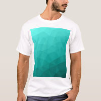 Türkisfarbenes geometrisches aquamarines Gefälle