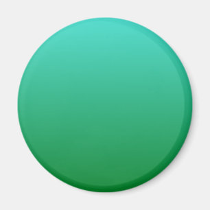 Türkisfarbenes grünes Ombre Magnet