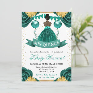 Türkisfarbenes Kleid Dunkle Haut Prinzessin Quince Einladung