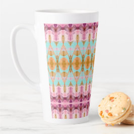 Türkisfarbenes Muster Milchtasse