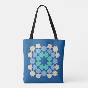 Türkisfarbenes Ruhefliesen-Element Tasche