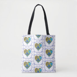 Türkisfizz-Acryl gießen alle über Tasche zwei