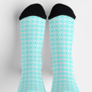 Türkisgeometrisch Socken