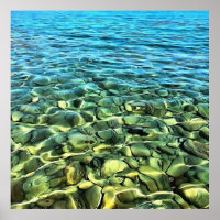 Turkish Aegean Seashore Artistic Abstract