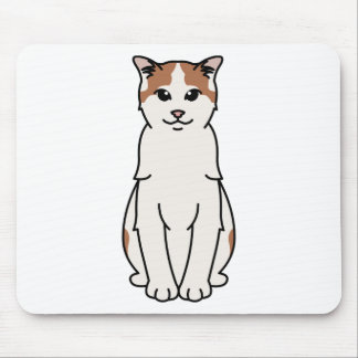Turkish Van Cat Cartoon Mousepad