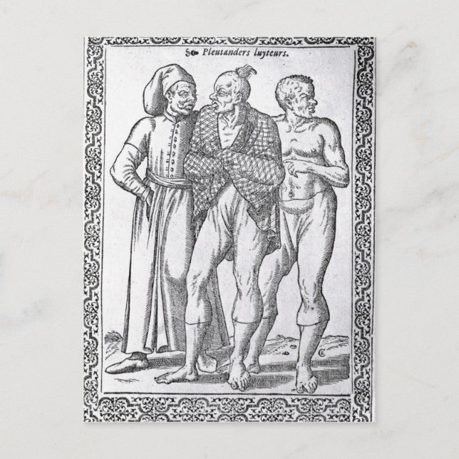 Turkish Wrestlers Postkarte (Vorderseite)