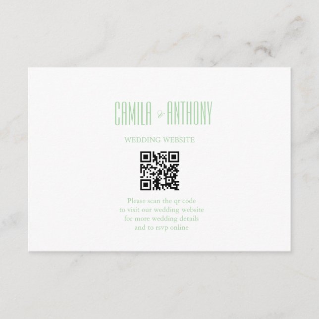 Türkishochzeit Begleitkarte (Vorderseite)