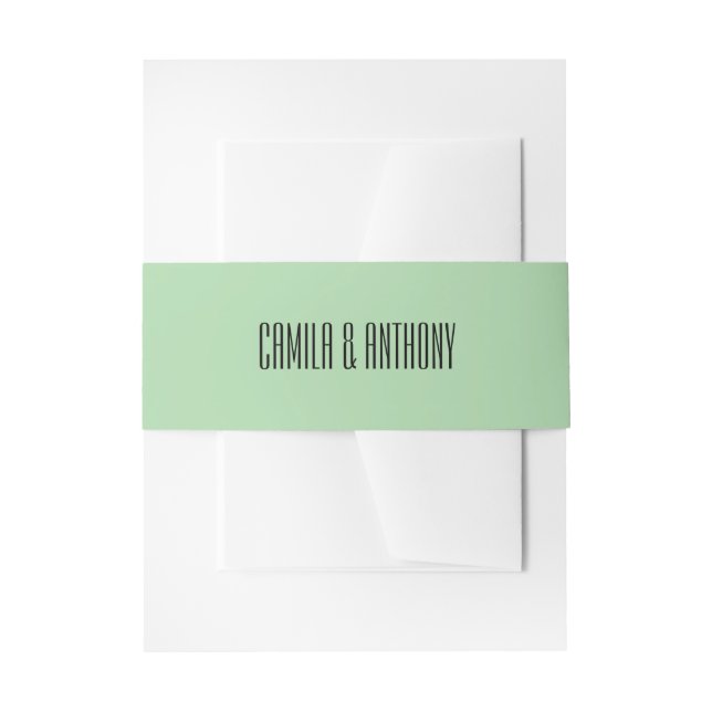 Türkishochzeit Einladungsbanderole (Vorderseite Beispiel)