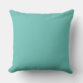 Türkiskissen Aquamarin blau grün, kräftig Kissen