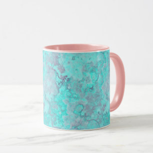 Türkismarmor Abstrakt Tasse