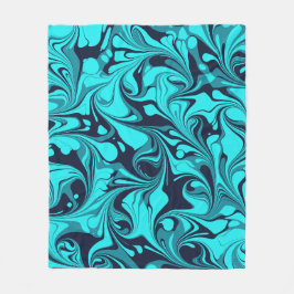 Türkismarmor Fleecedecke