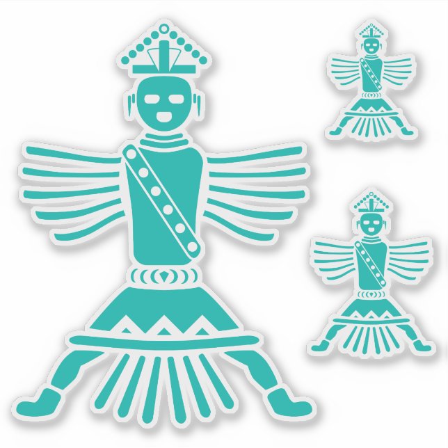 Türkismesser Aufkleber (Vorderseite)