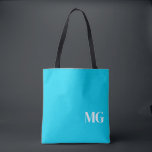 Türkismonogramm Tasche<br><div class="desc">Totbeutel</div>