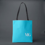 Türkismonogramm Tasche<br><div class="desc">Totbeutel</div>