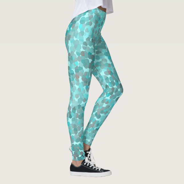 Türkismuster Leggings (Rechts)