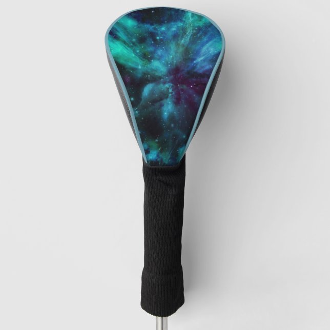 Türkisnebel Golf Headcover (Vorderseite)