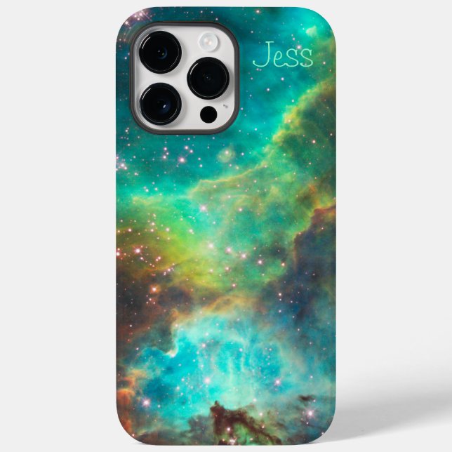 Türkisnebel -*personalize* Case-Mate iPhone 14 pro max hülle (Rückseite)