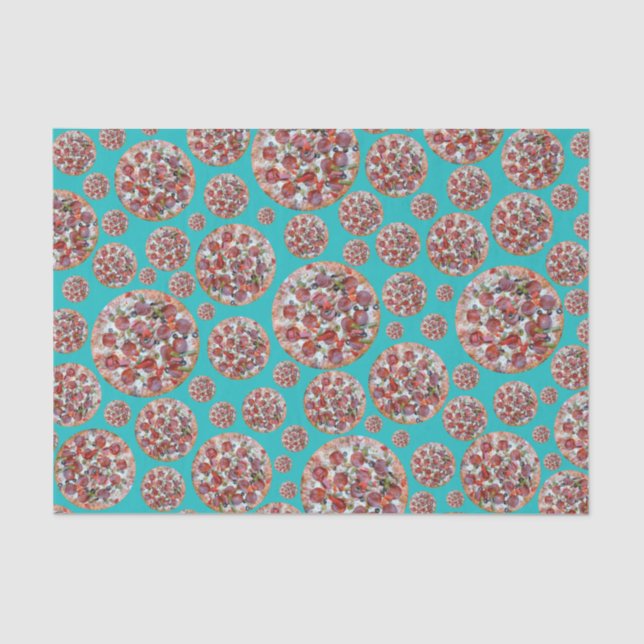 Türkispizzatorte Seidenpapier (Vorderseite)