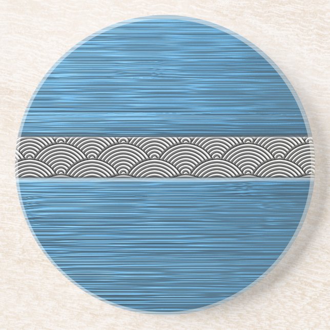 Türkisseigae Sandstein Untersetzer (Vorne)