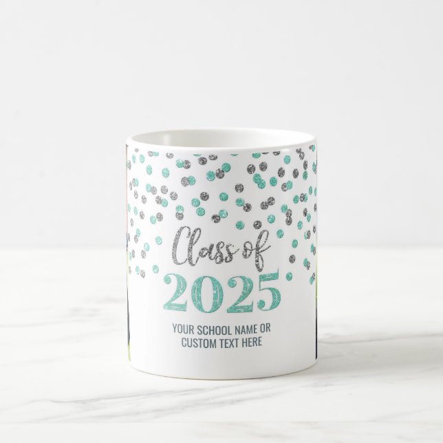 Türkissilber-Klasse von 2025 Kaffee-Tasse Kaffeetasse (Mittel)