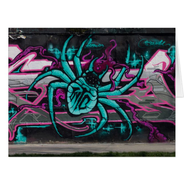 Türkisspinne (Vorderseite (Horizontal))