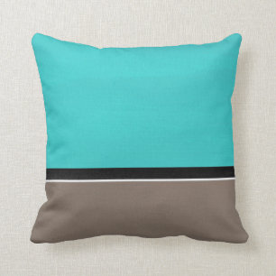 TürkisTaupe modern Kissen