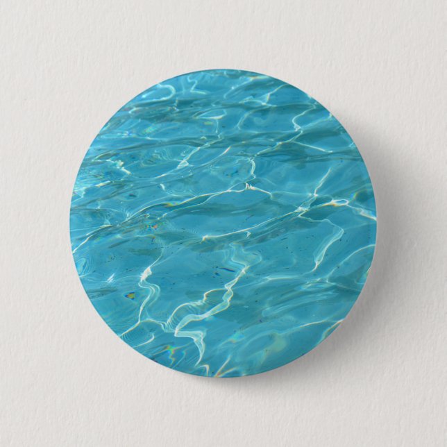 Türkiswasser Button (Vorderseite)