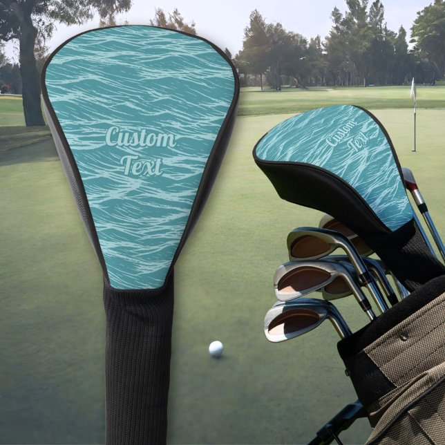 Türkiswellen-Muster Golf Headcover (Von Creator hochgeladen)
