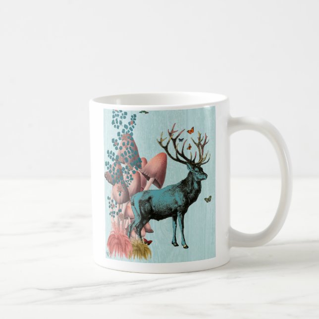 Türkiswild im Pilzwald 2 Kaffeetasse (Rechts)