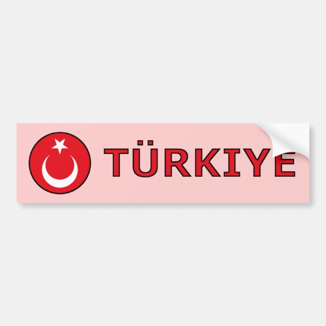 Turkiye Autoaufkleber (Vorne)